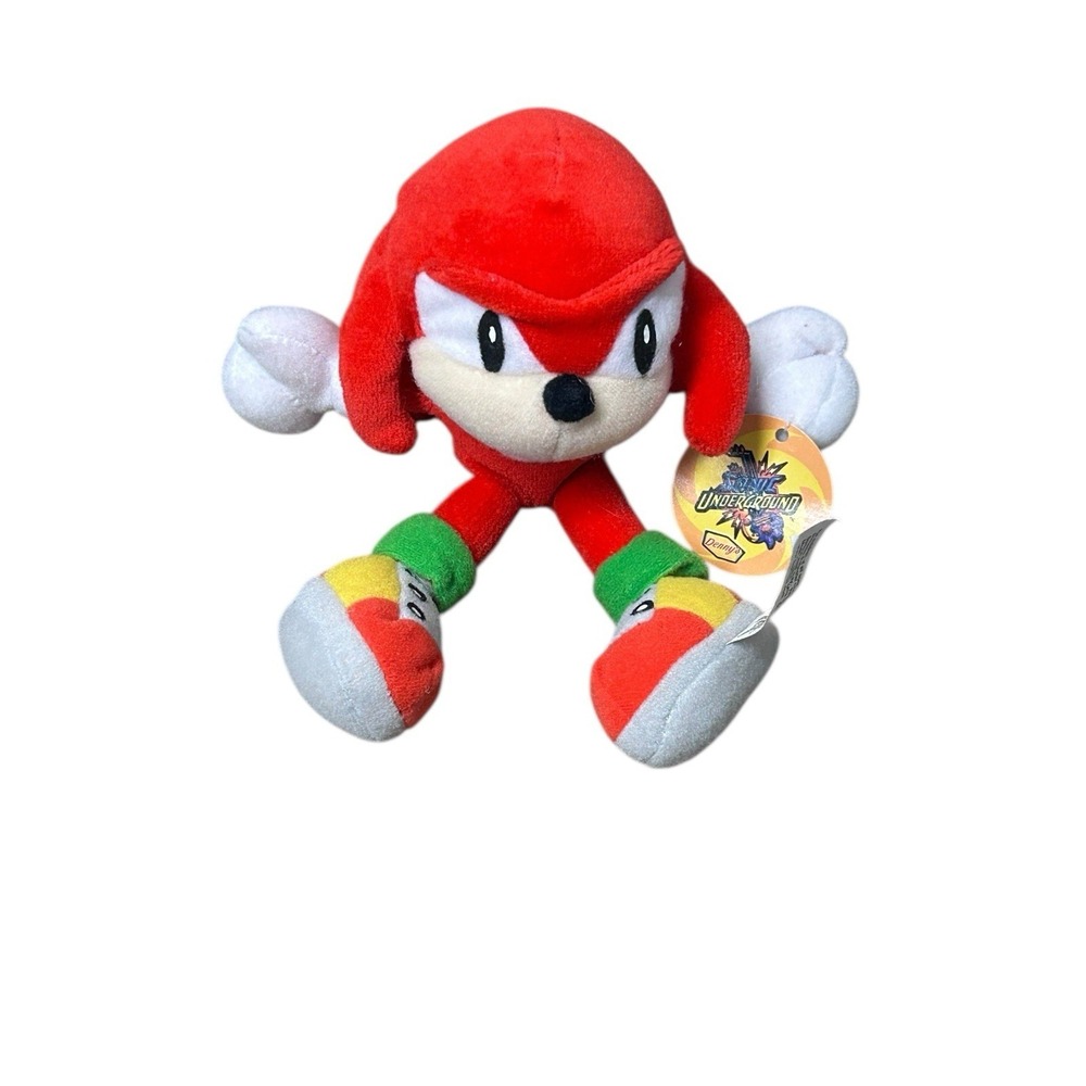 Vintage‎ Knuckles Sonic Underground 7" Plush Denny's Promo 2000 Y2K